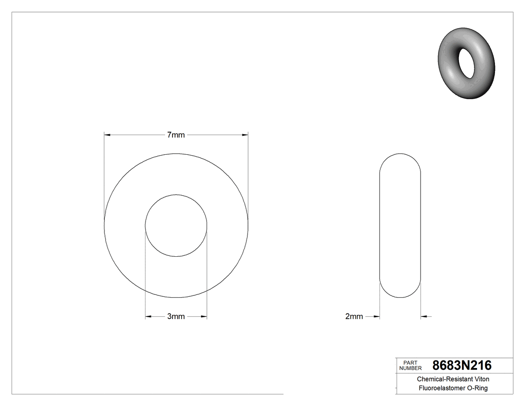 Technical drawing - 8683N216
